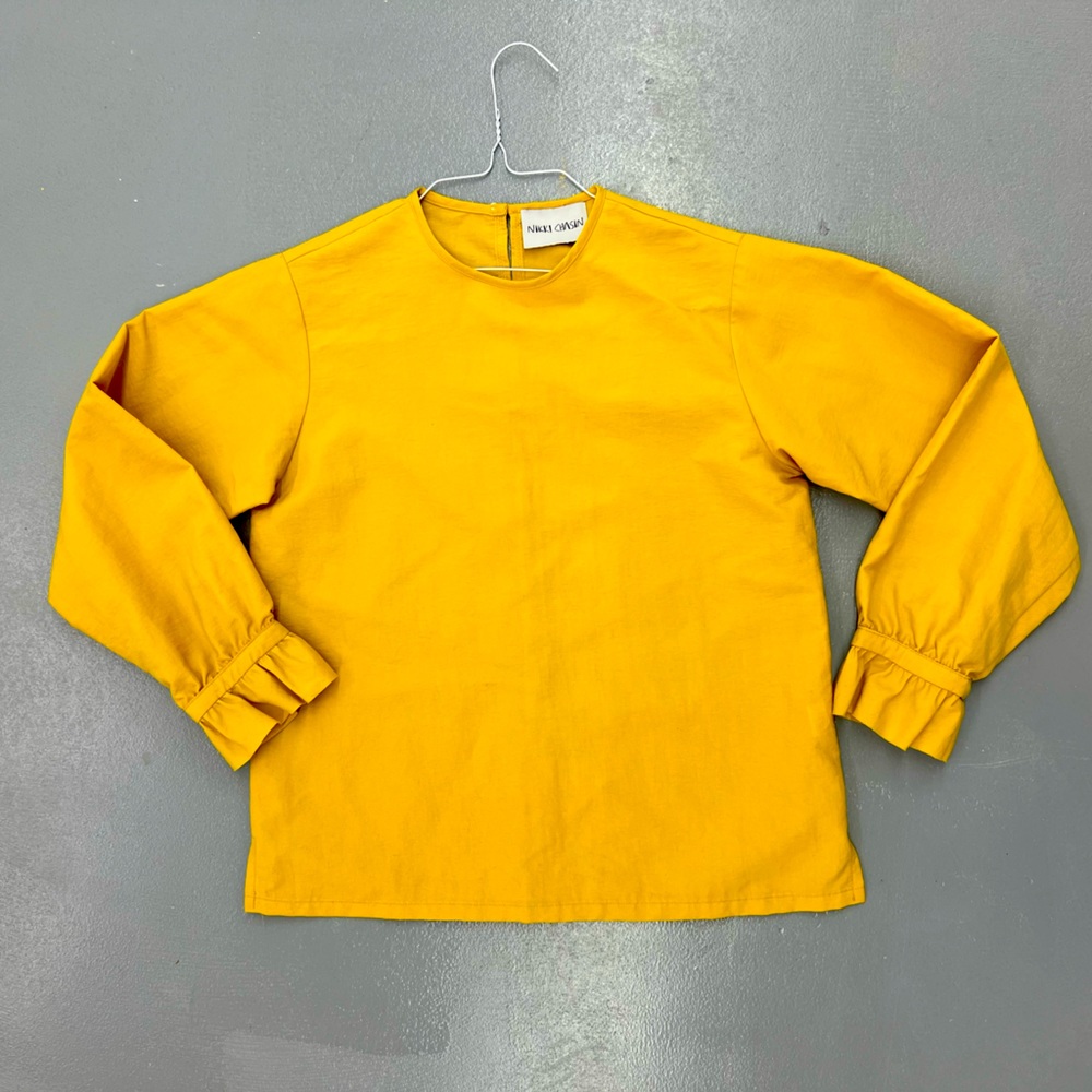 Gorgeous Yellow Nikki Chasin Blouse- BRAND NEW!
